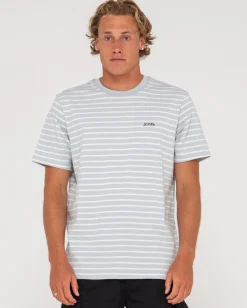 Camiseta A Rayas De Manga Corta Changing Lanes>Rusty Discount
