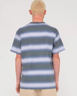 Camiseta A Rayas De Manga Corta Old Timer>Rusty Cheap
