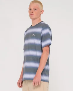 Camiseta A Rayas De Manga Corta Old Timer><noscript><img width=