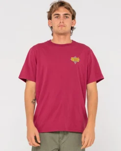 Camiseta Con Grafico De Manga Corta Y Diamantes Retorcidos>Rusty Discount