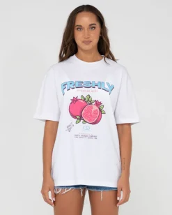Camiseta Con Grafico Extragrande Fruitful>Rusty Cheap