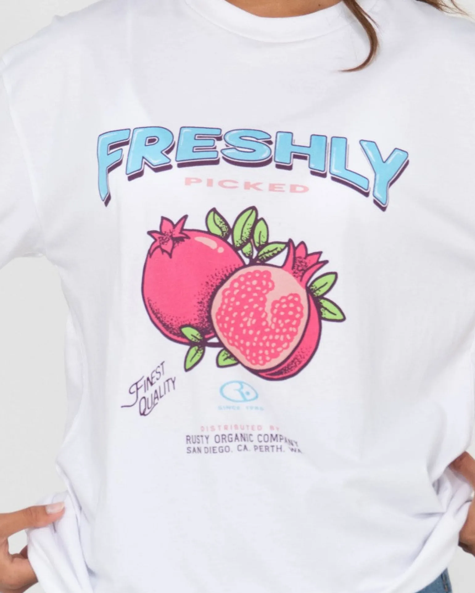 Camiseta Con Grafico Extragrande Fruitful>Rusty Cheap