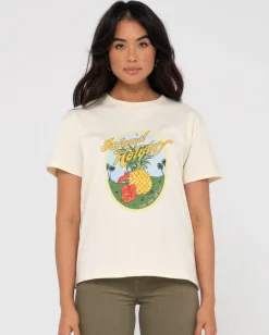 Camiseta Con Grafico Relajado Island Holiday>Rusty Best Sale