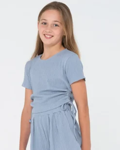 Camiseta Con Lazo De Corazones Robados Para Ninas><noscript><img width=
