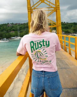 Camiseta Corta Con Grafico Sweetest Thing>Rusty Hot