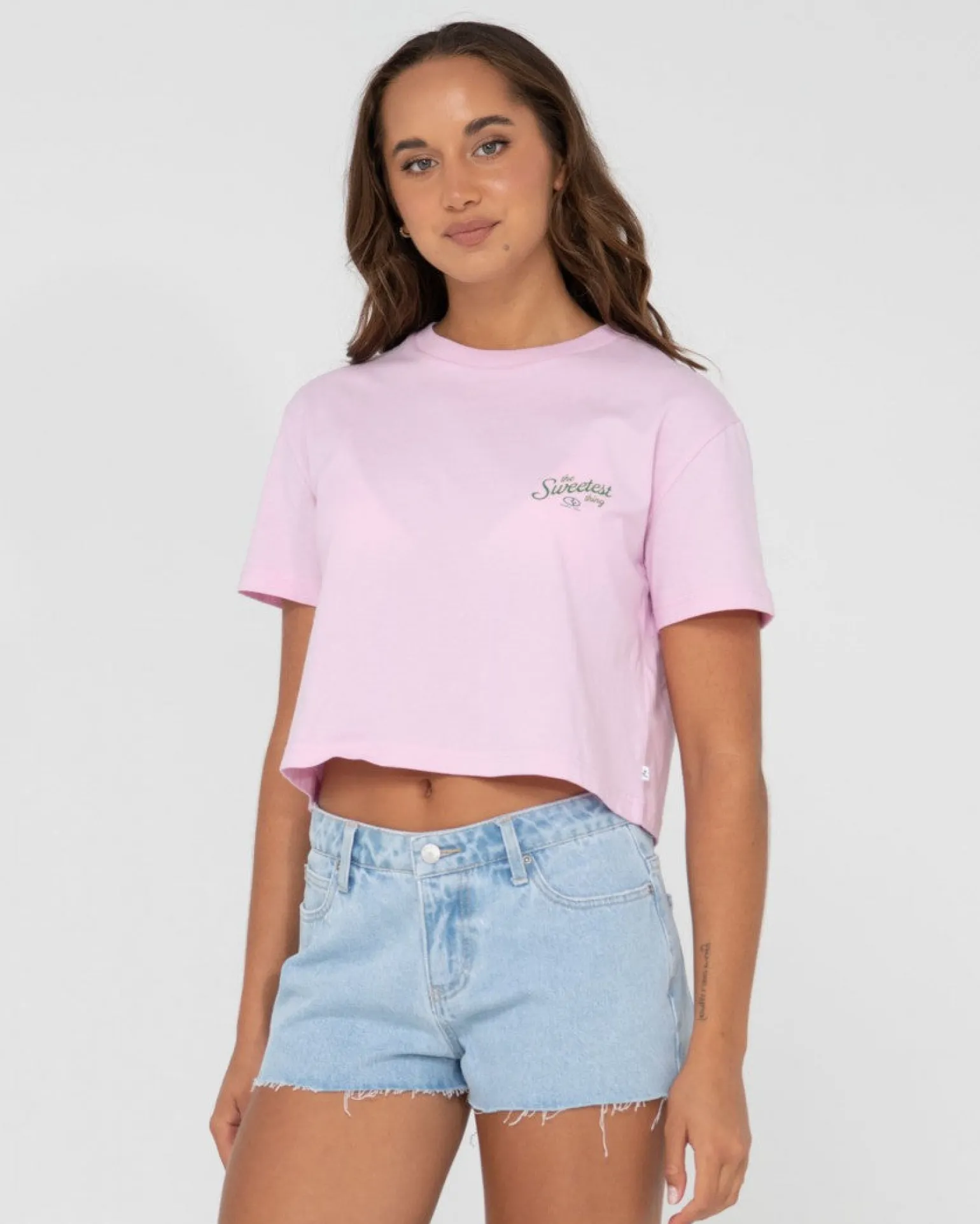 Camiseta Corta Con Grafico Sweetest Thing>Rusty Sale