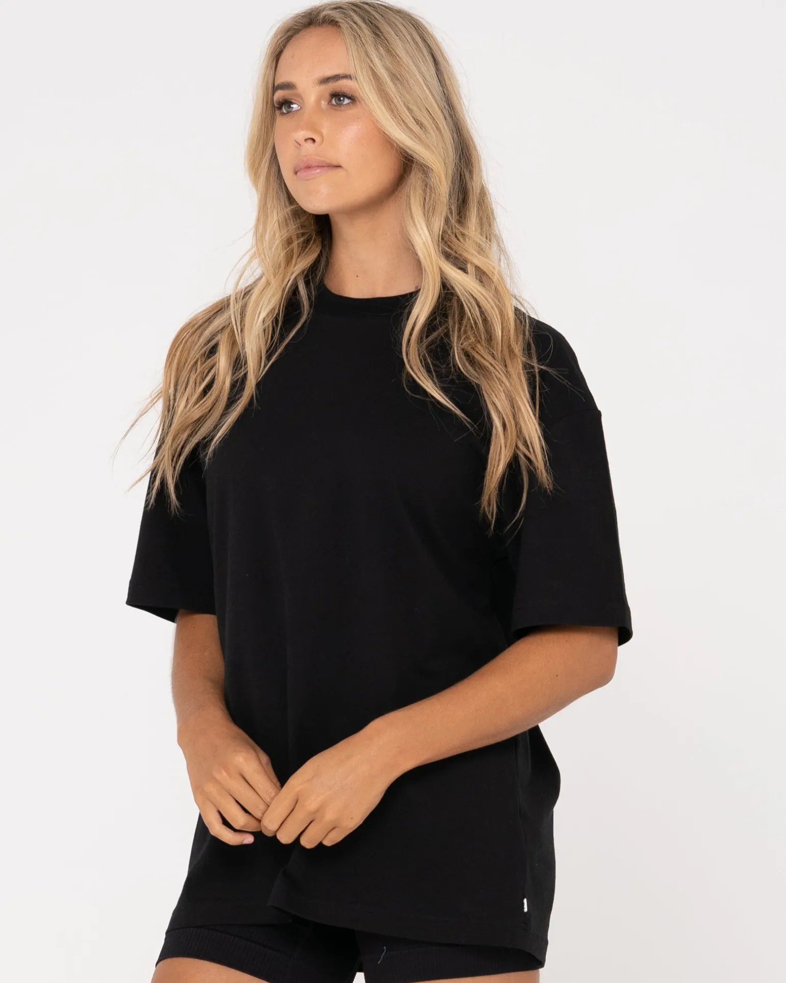 Camiseta De Corte Boyfriend De Blanks>Rusty Hot