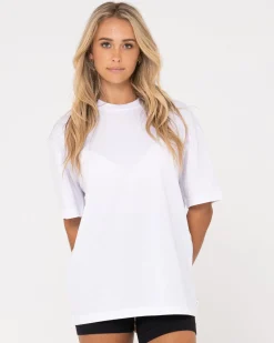 Camiseta De Corte Boyfriend De Blanks>Rusty Best Sale