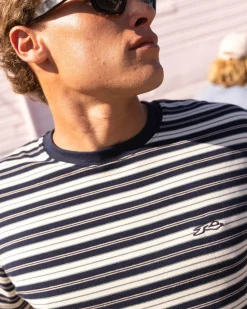 Camiseta De Manga Corta A Rayas Biscuits>Rusty Outlet