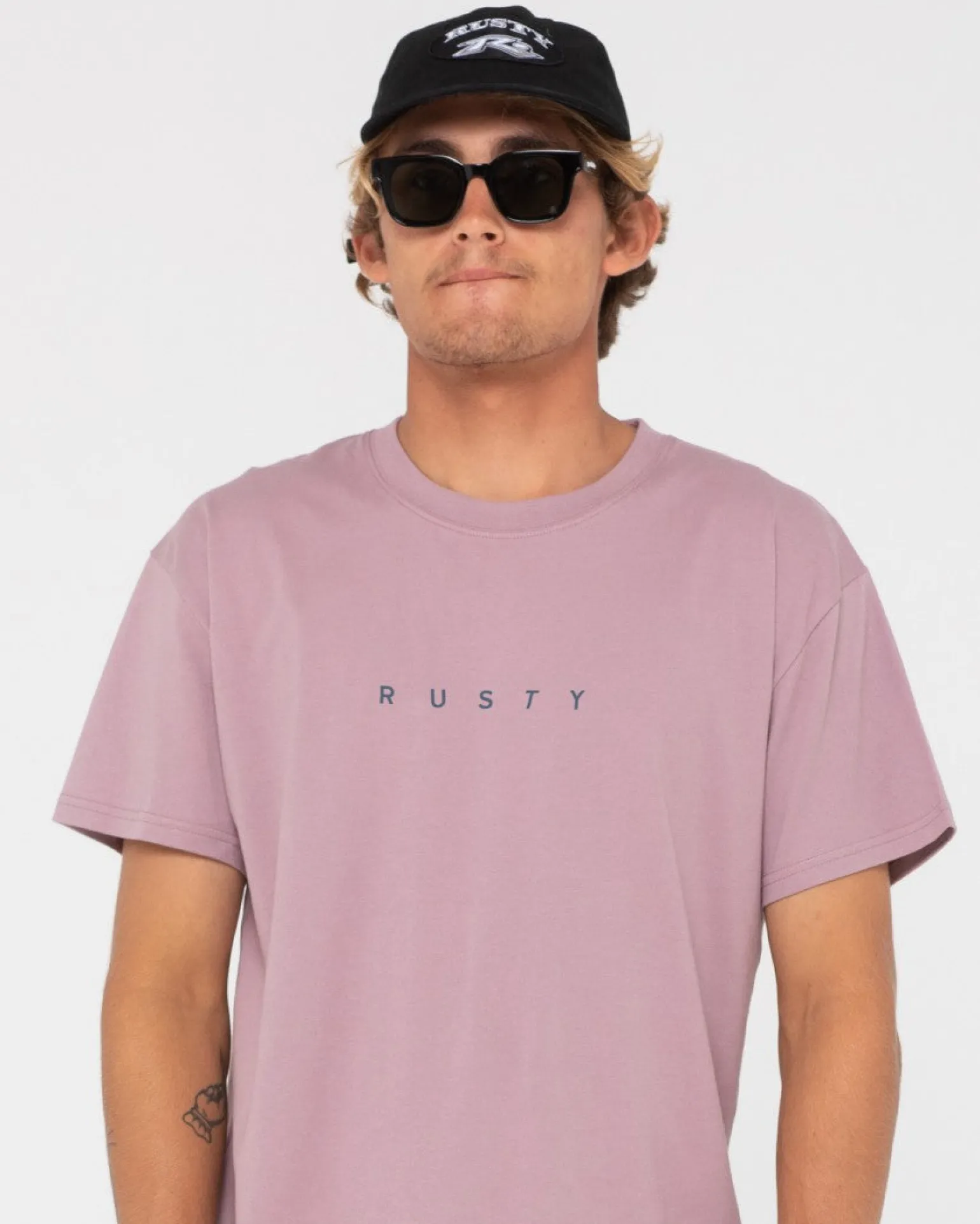 Camiseta De Manga Corta Con Corte Corto>Rusty Hot