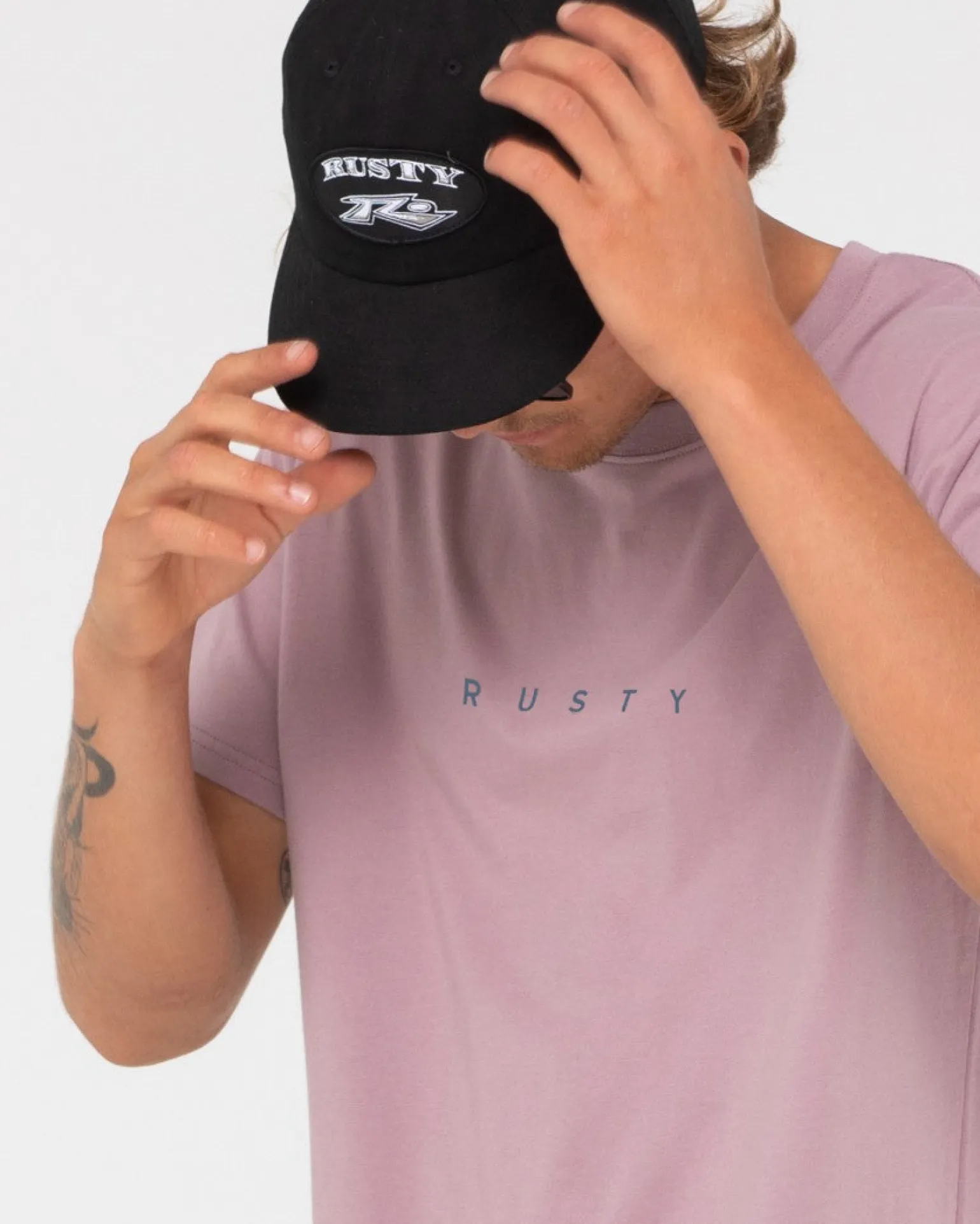 Camiseta De Manga Corta Con Corte Corto>Rusty Hot