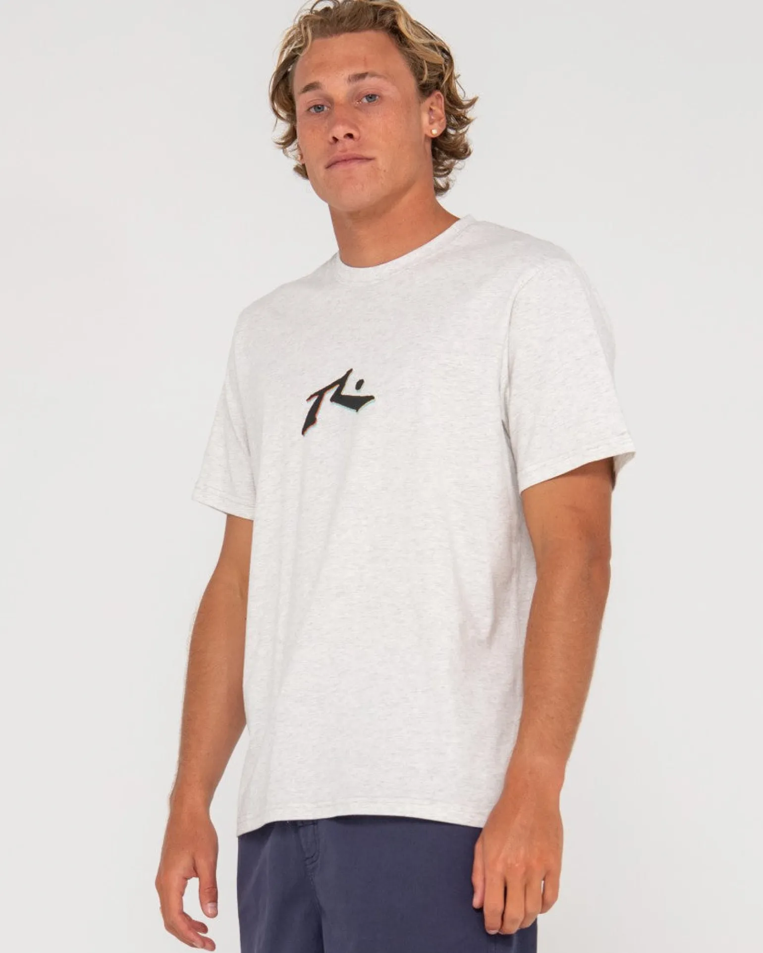 Camiseta De Manga Corta Con Doble Caida>Rusty Fashion