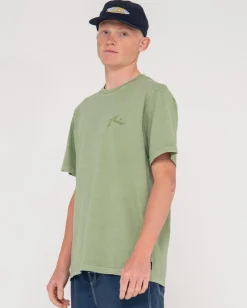 Camiseta De Manga Corta Con Lavado Comp><noscript><img width=