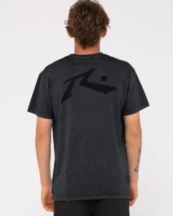 Camiseta De Manga Corta Con Lavado Comp>Rusty Sale
