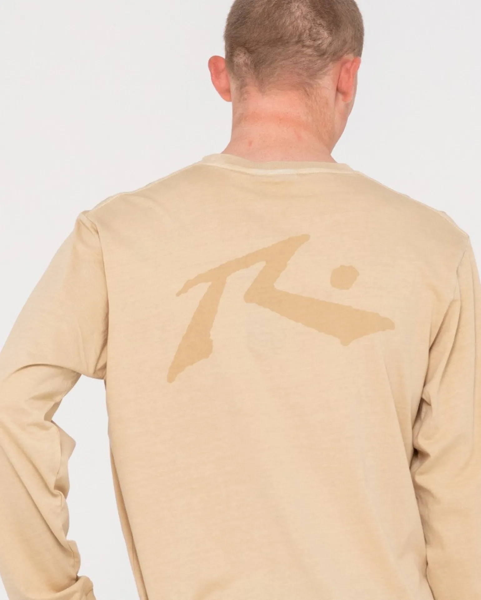 Camiseta De Manga Larga Con Lavado Comp>Rusty New
