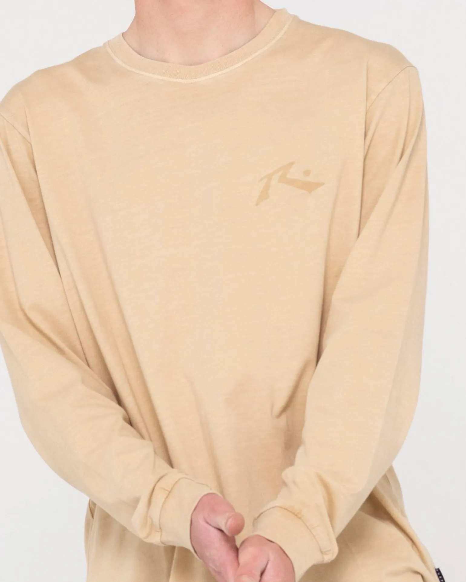 Camiseta De Manga Larga Con Lavado Comp>Rusty New
