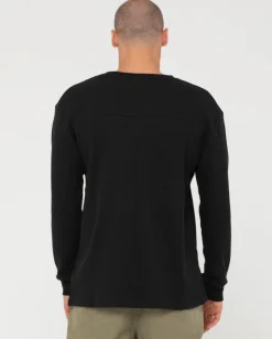 Camiseta De Manga Larga Tipo Gofre De Corte Corto>Rusty Clearance