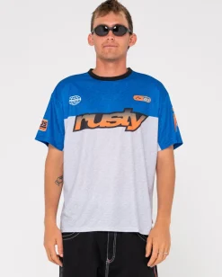 Camiseta De Motociclista Con Estampado Nine O Clock Nac>Rusty New