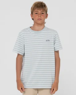 Camiseta De Rayas Changing Lanes Para Niños>Rusty Outlet
