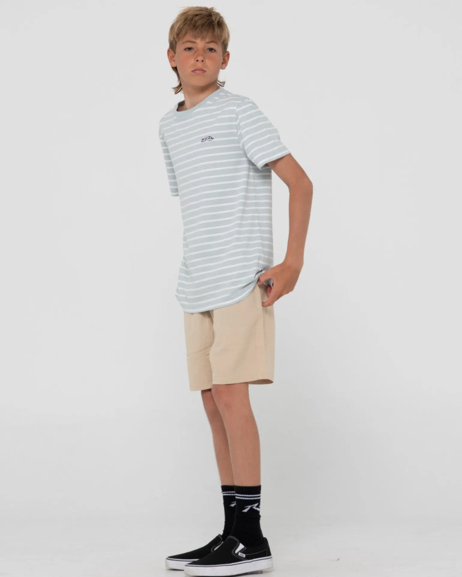 Camiseta De Rayas Changing Lanes Para Niños>Rusty Outlet