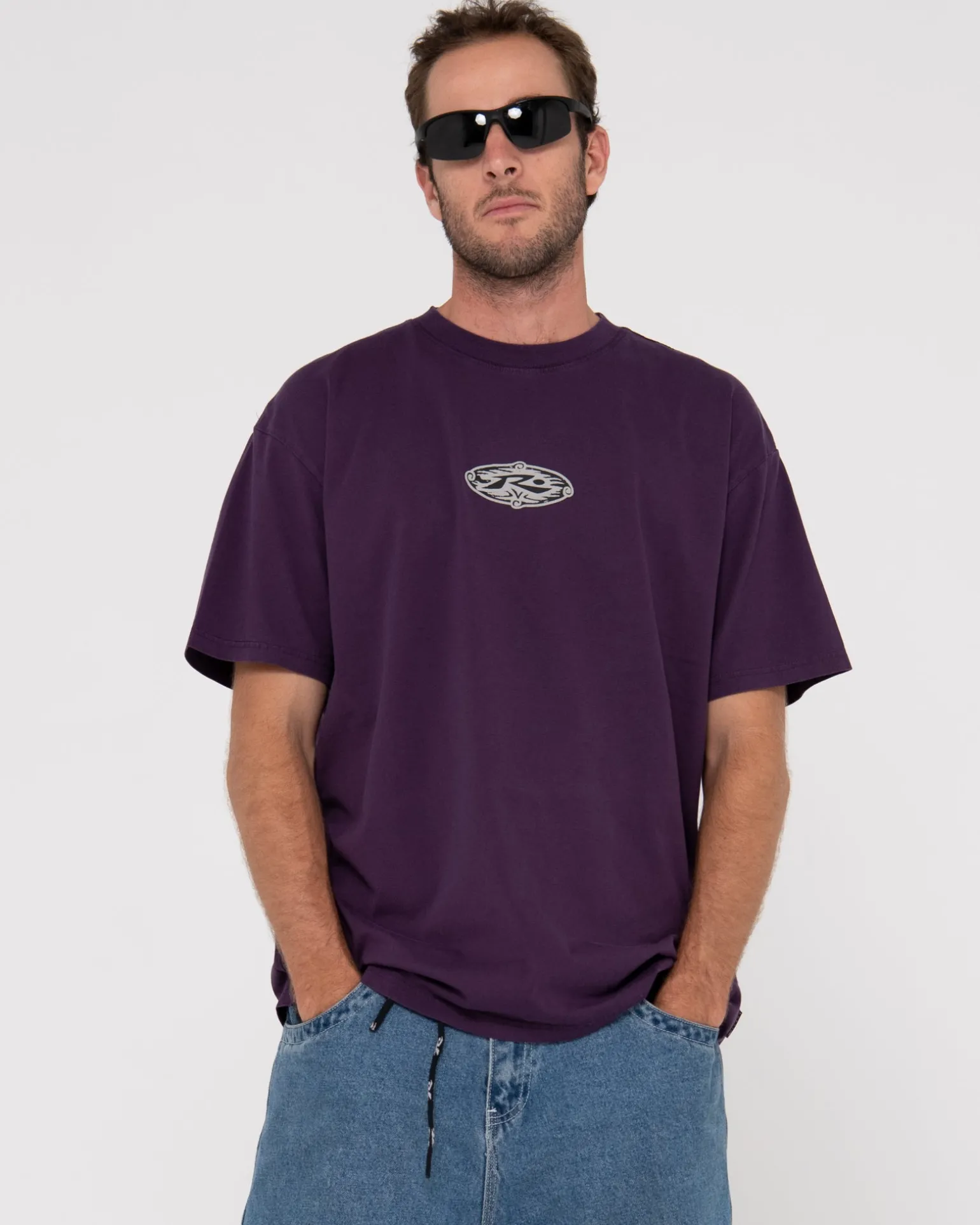 Camiseta Estampada De Manga Corta Extragrande Rodman>Rusty Cheap