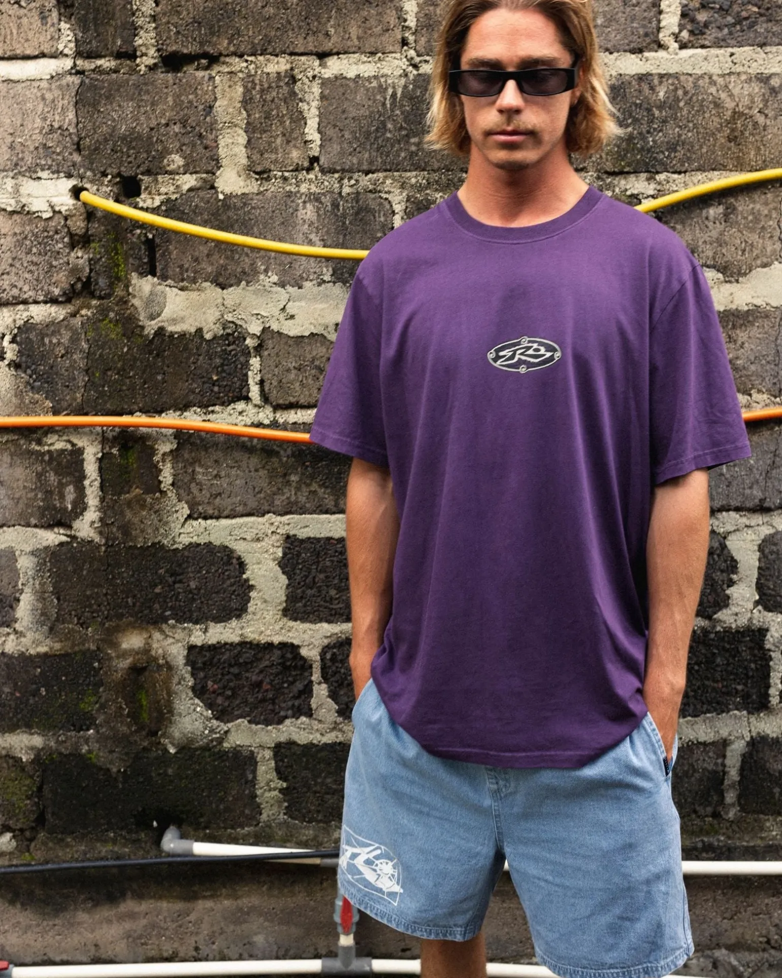 Camiseta Estampada De Manga Corta Extragrande Rodman>Rusty Cheap