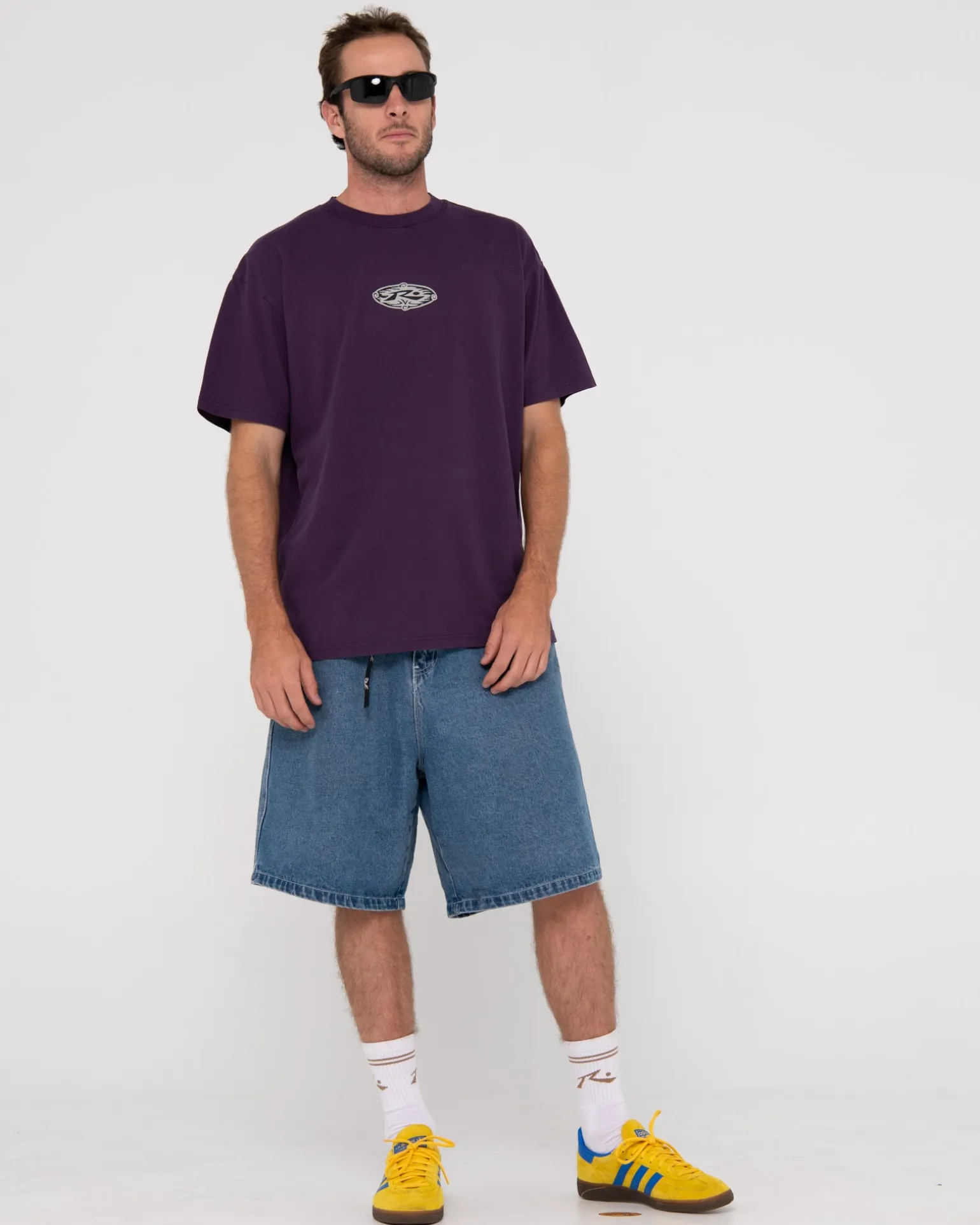 Camiseta Estampada De Manga Corta Extragrande Rodman>Rusty Cheap