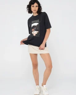 Camiseta Estilo Boyfriend De Voyage><noscript><img width=