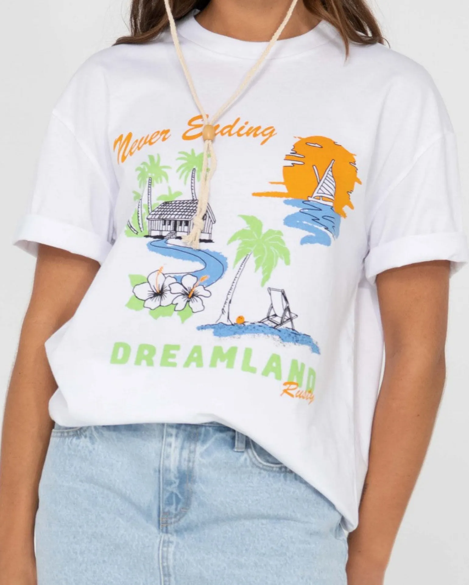 Camiseta Extragrande Con Grafico Dreamland>Rusty Sale