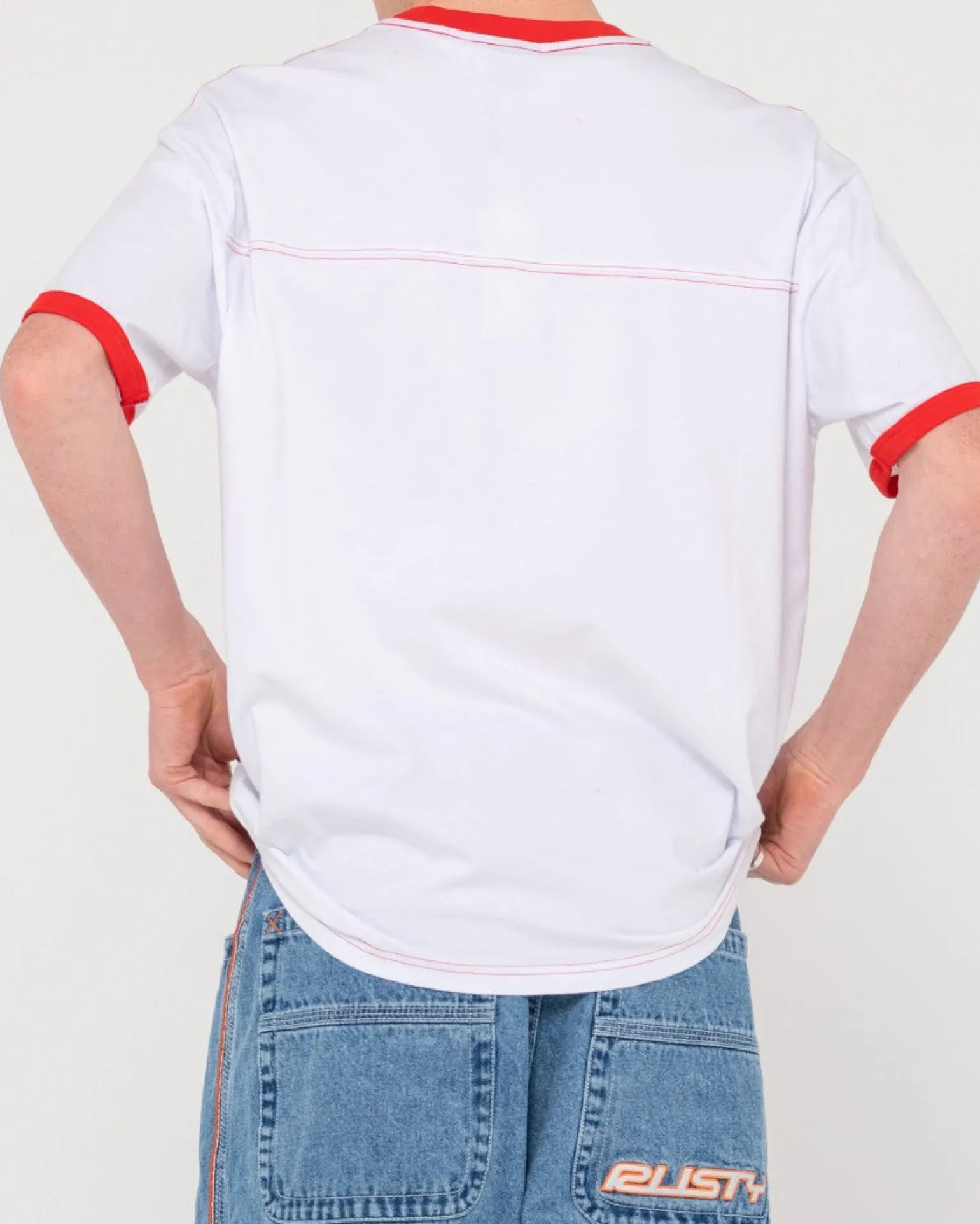 Camiseta Grafica De Manga Corta Dead Ringer>Rusty Store