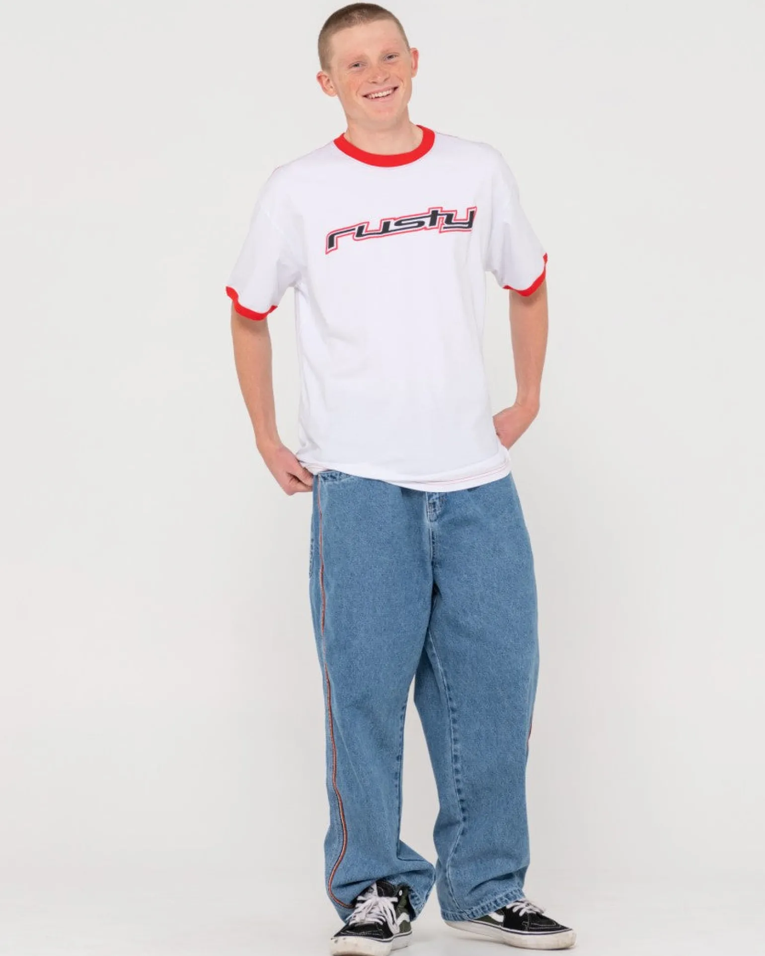 Camiseta Grafica De Manga Corta Dead Ringer>Rusty Store