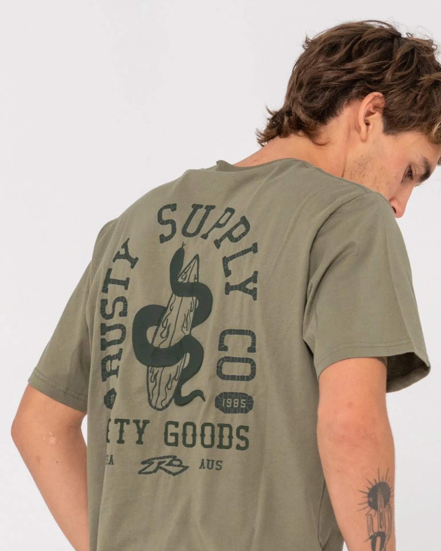 Camiseta Grafica De Manga Corta Nesian>Rusty Fashion