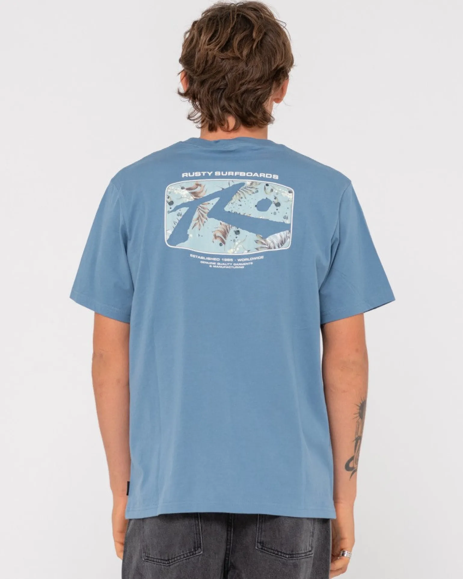 Camiseta Grafica De Manga Corta Advocate>Rusty New