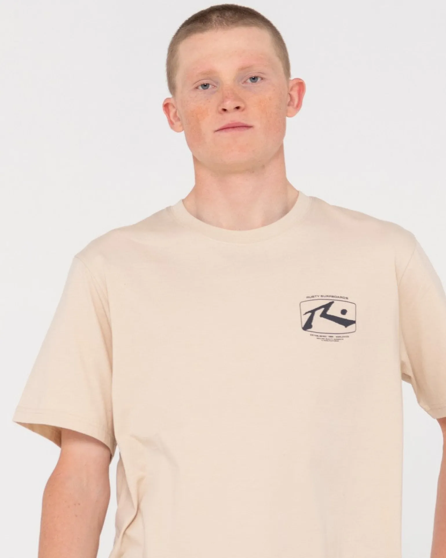 Camiseta Grafica De Manga Corta Advocate>Rusty Shop