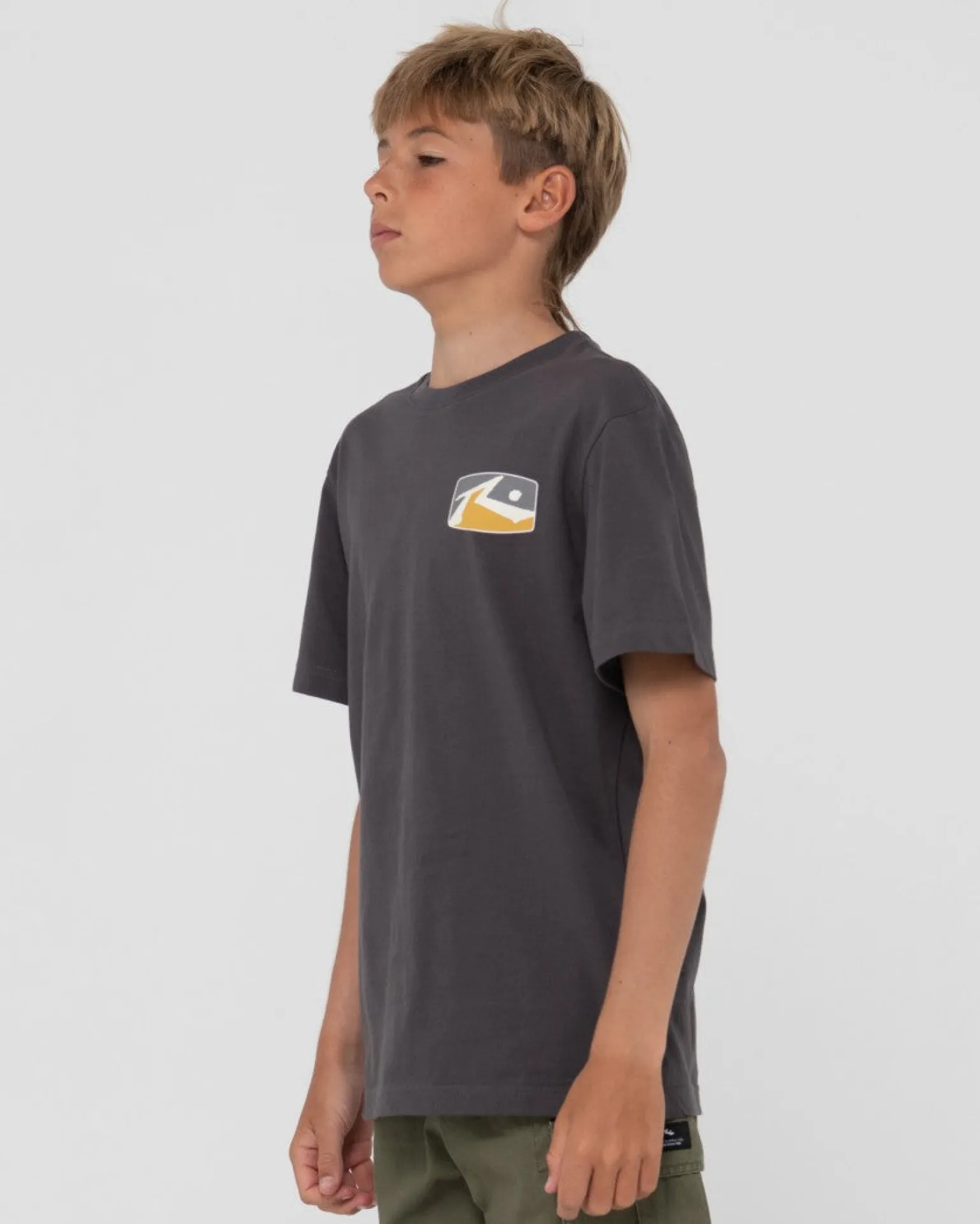 Camiseta Grafica De Manga Corta Click Bait Para Niños>Rusty Fashion