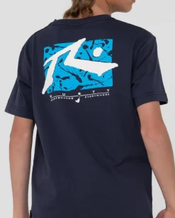 Camiseta Grafica De Manga Corta Splat Down Para Niños><noscript><img width=