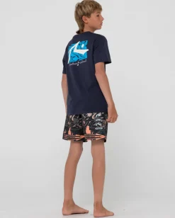 Camiseta Grafica De Manga Corta Splat Down Para Niños><noscript><img width=