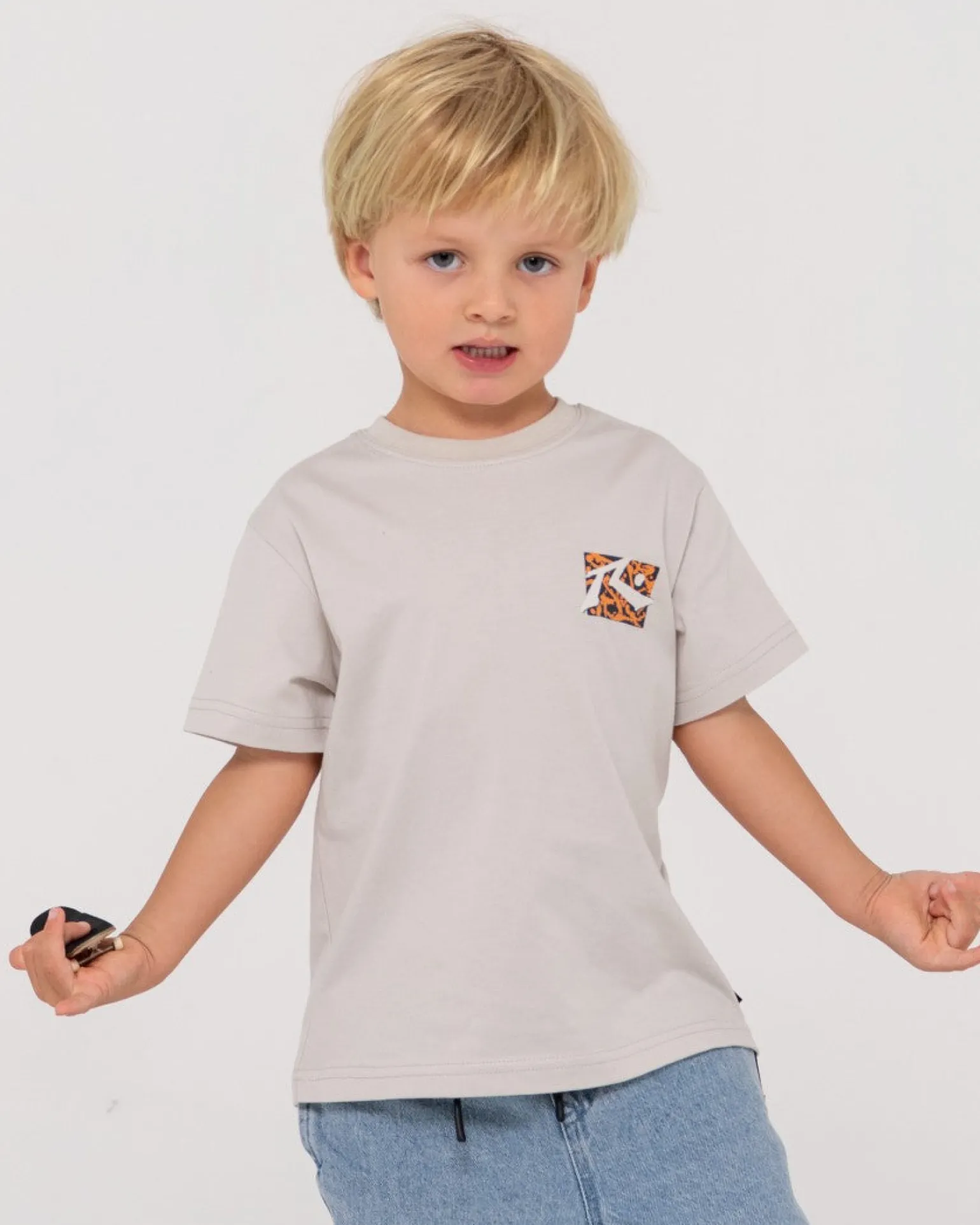 Camiseta Grafica De Manga Corta Splat Down Runts>Rusty Clearance