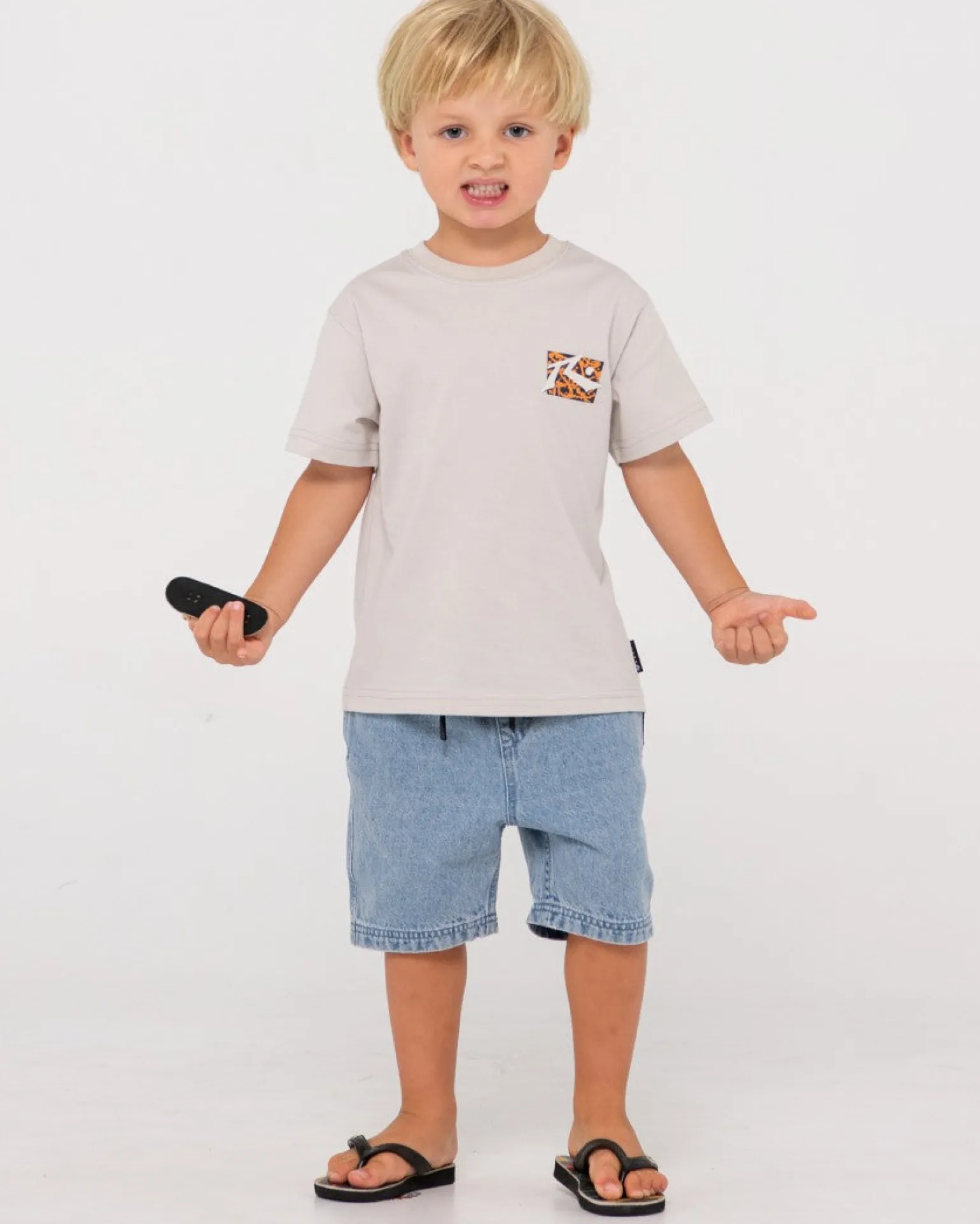 Camiseta Grafica De Manga Corta Splat Down Runts>Rusty Clearance
