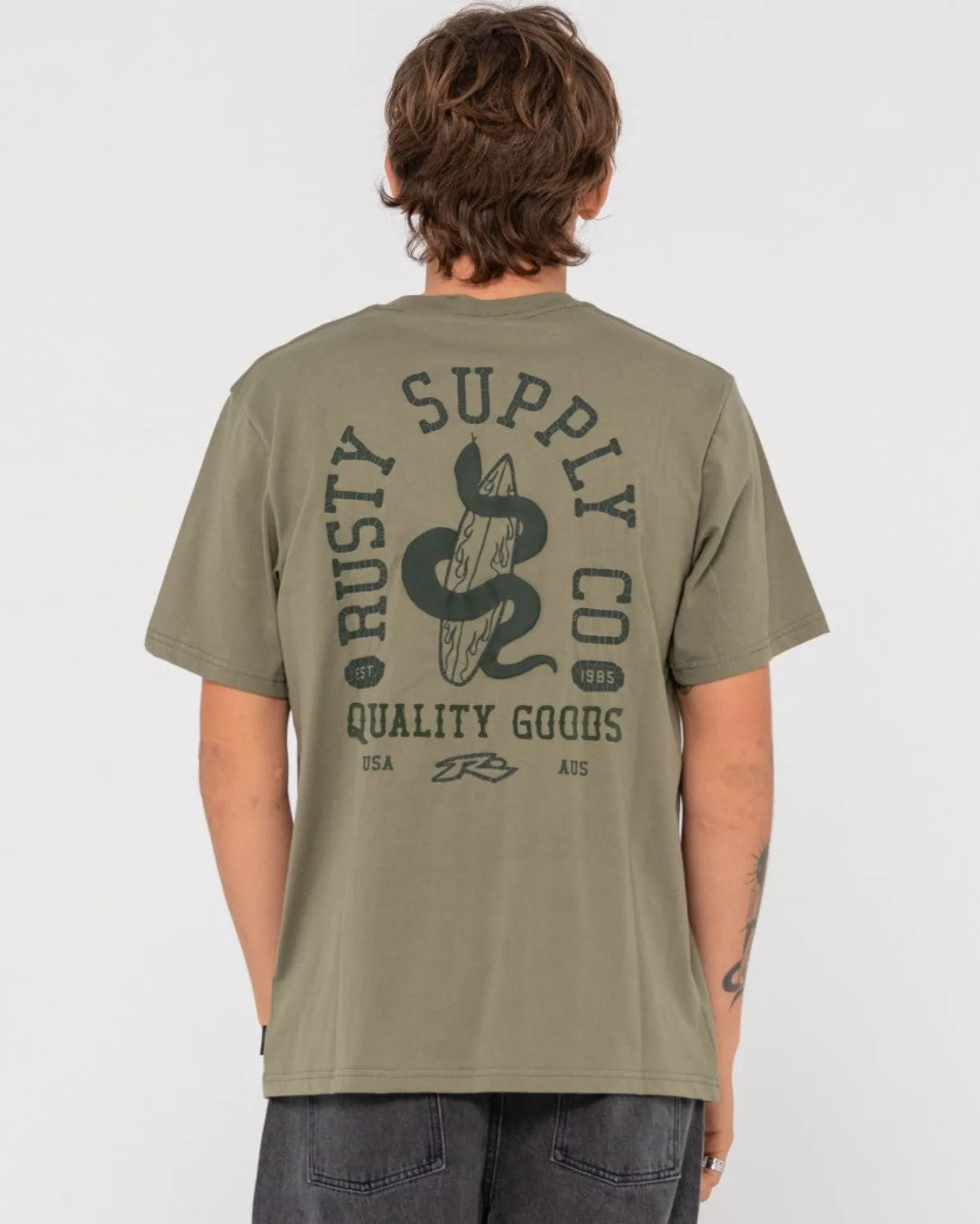 Camiseta Grafica De Manga Corta Nesian>Rusty Shop