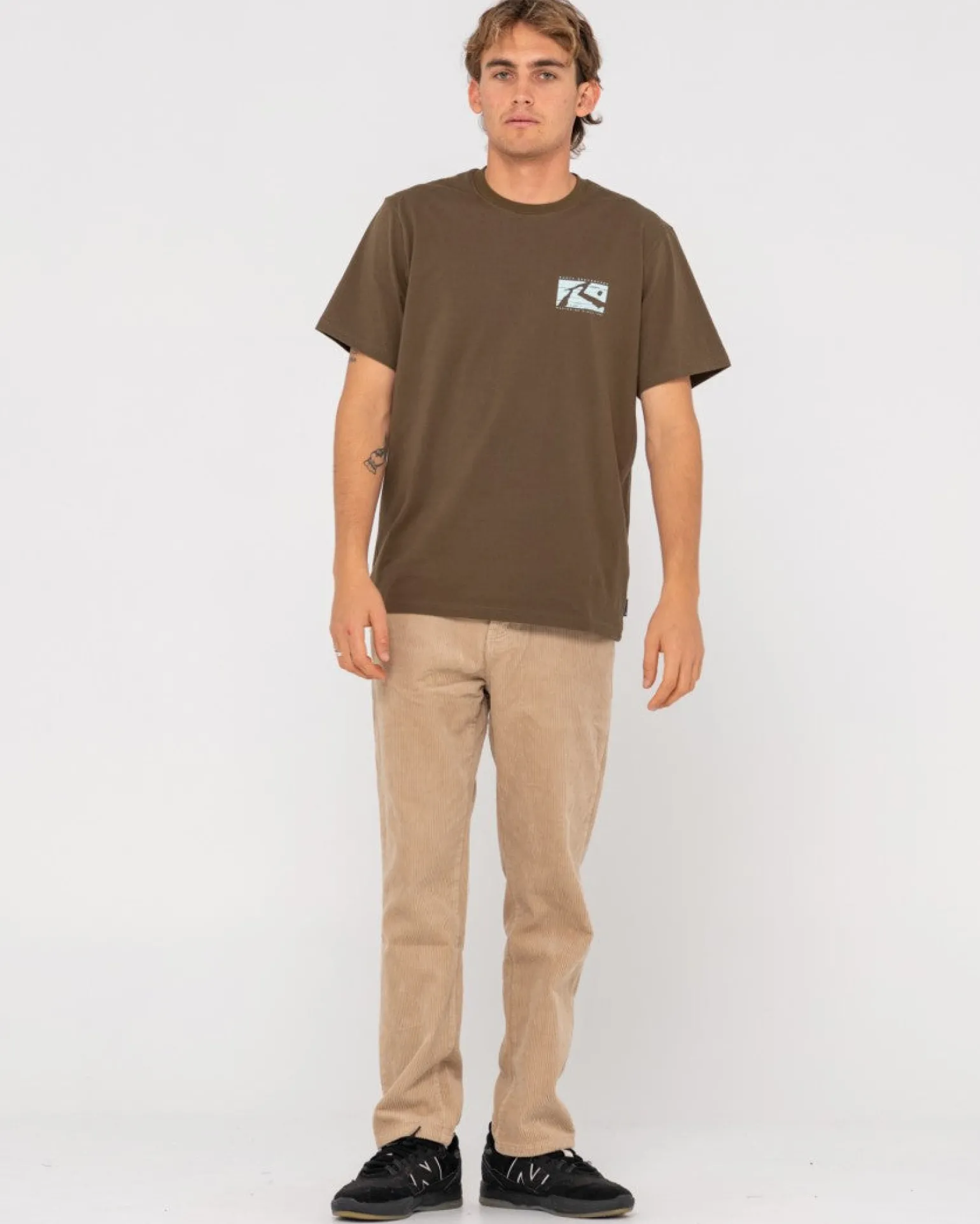Camiseta Grafica De Manga Corta Con Lunares R>Rusty Hot