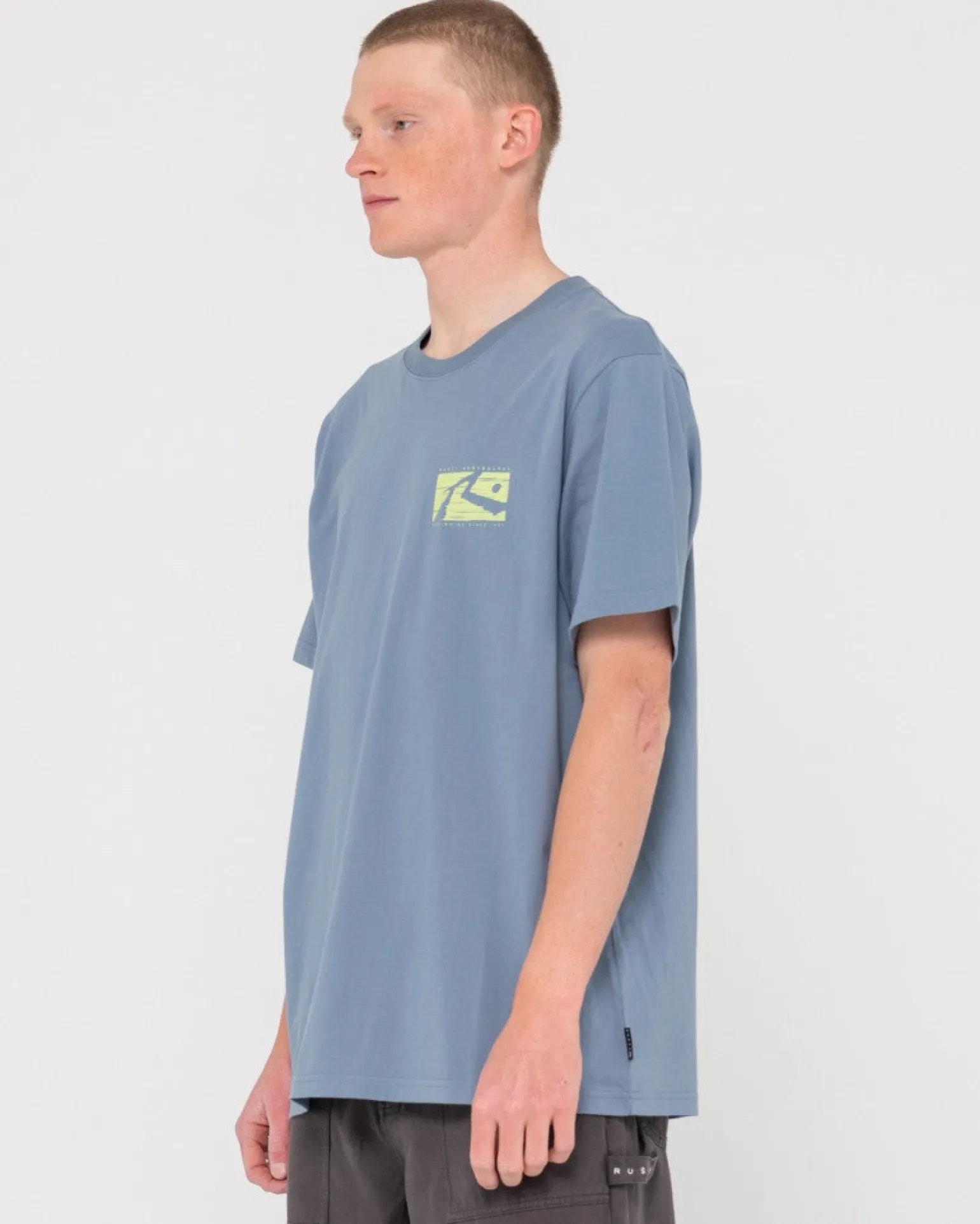 Camiseta Grafica De Manga Corta Con Lunares R>Rusty Best