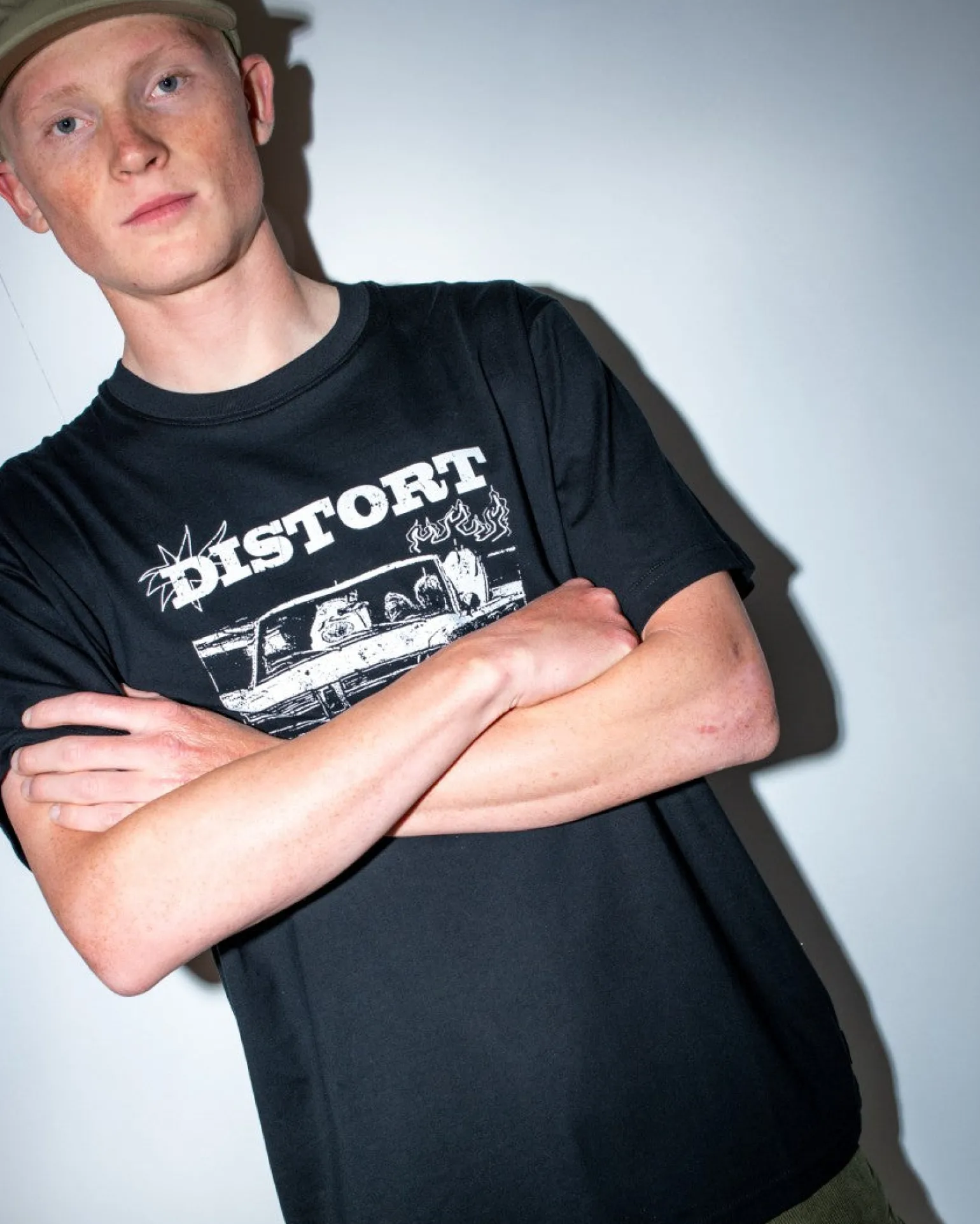 Camiseta Grafica De Manga Corta Distorsionar>Rusty Best Sale