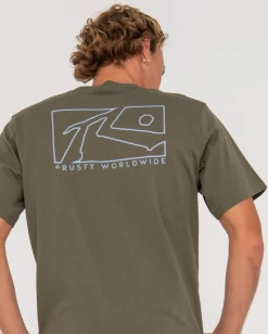 Camiseta Grafica De Manga Corta En Caja><noscript><img width=