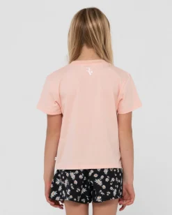 Camiseta Holgada Con Grafico De La Firma Para Ninas>Rusty Shop