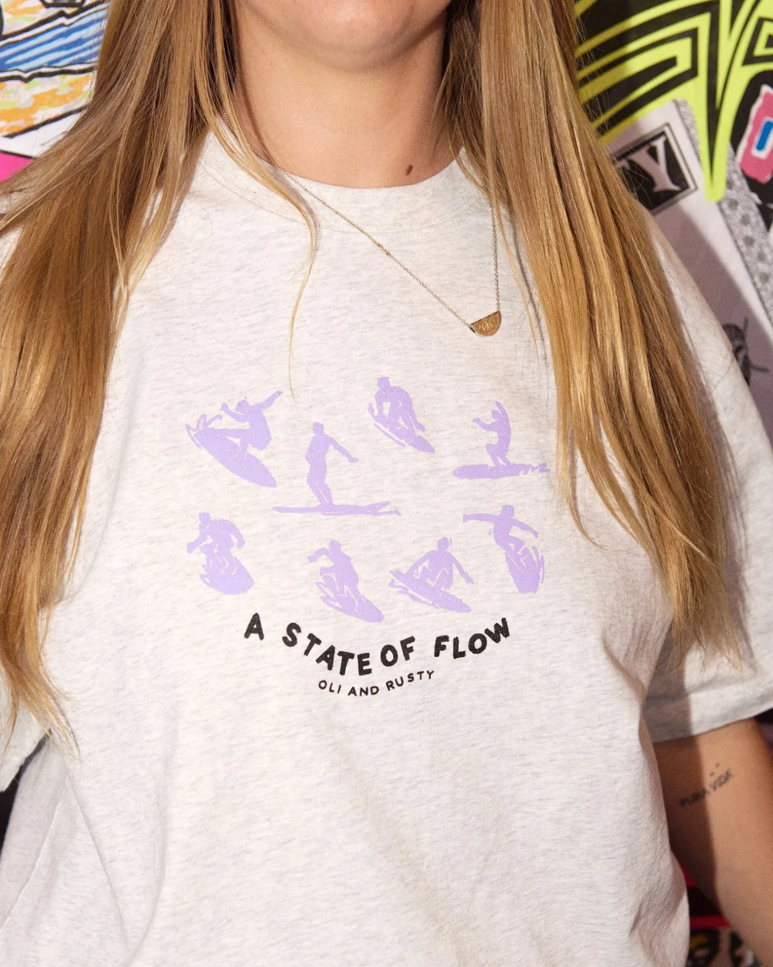 Camiseta Oli X State Of Flow>Rusty Hot