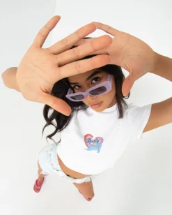 Camiseta Para Bebe Con Estampado De Rompecorazones><noscript><img width=