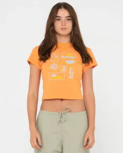 Camiseta Para Bebe Con Grafico Le Sol Skimmer>Rusty Best Sale