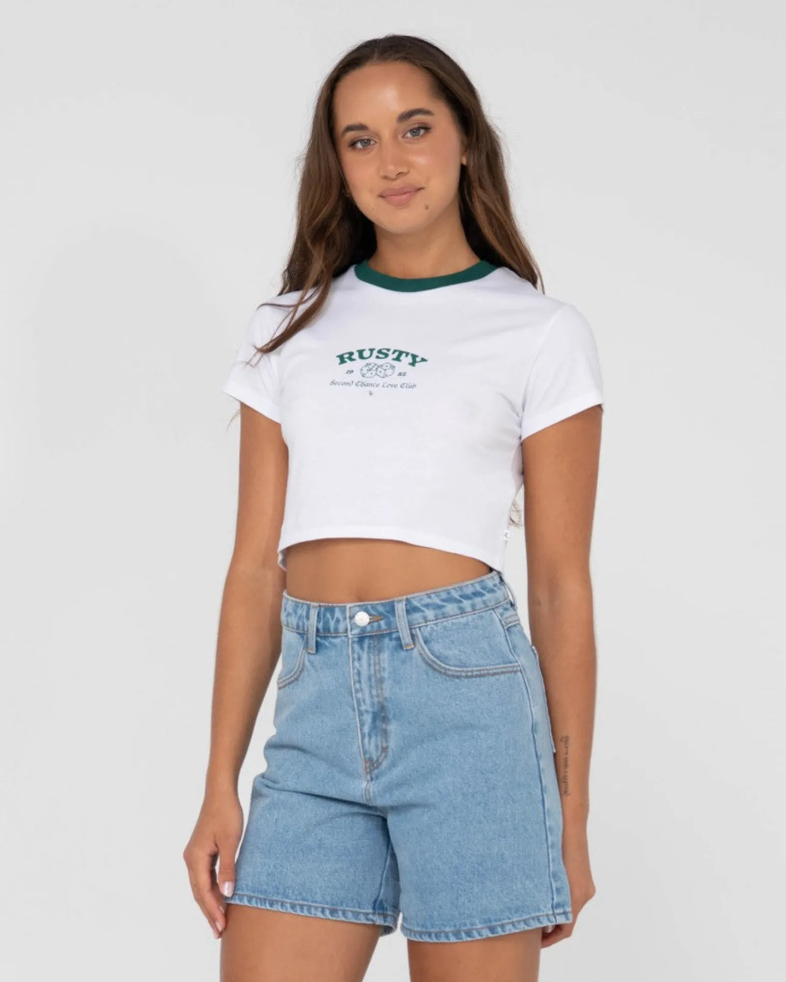 Camiseta Para Bebe Con Grafico De Manga Corta Second Chance>Rusty Clearance