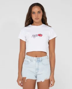 Camiseta Para Bebe Con Grafico De Manga Corta Fruitful>Rusty Flash Sale